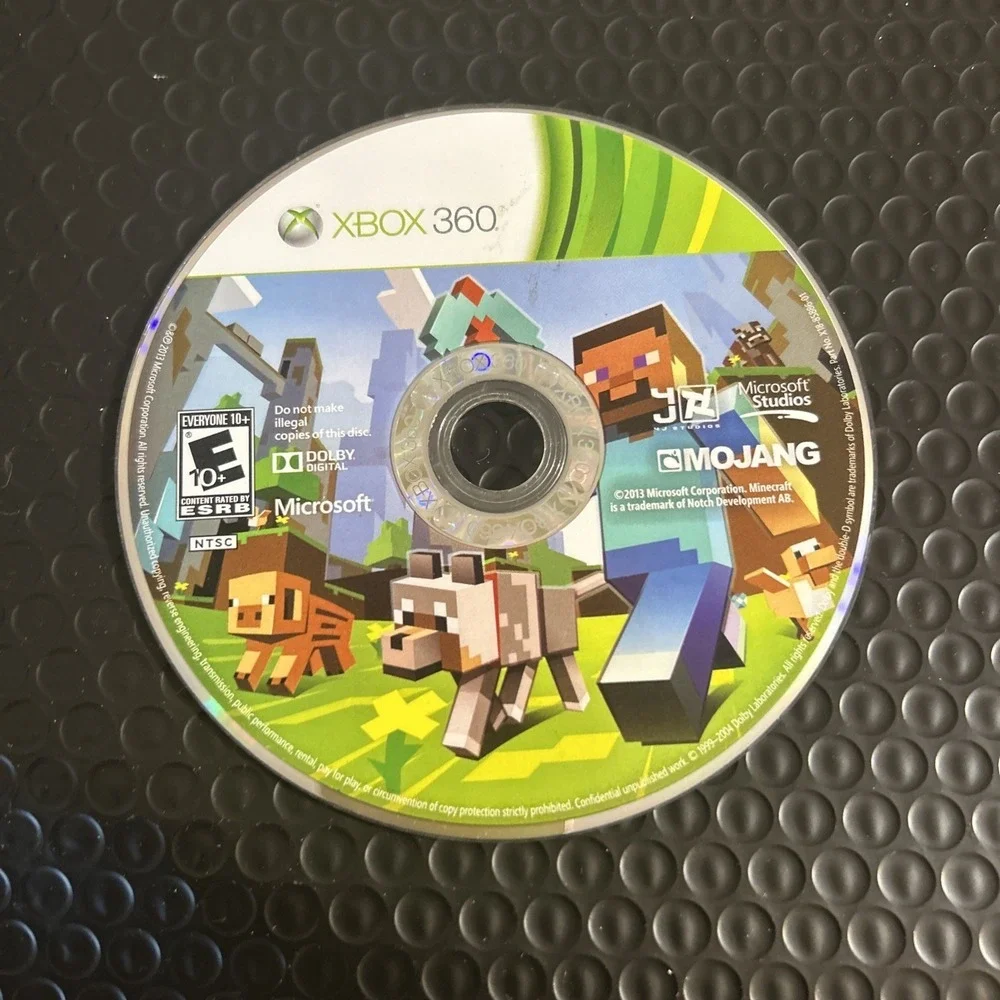Minecraft (Microsoft Xbox 360 Edition, 2013)‎ Disc Only Tested